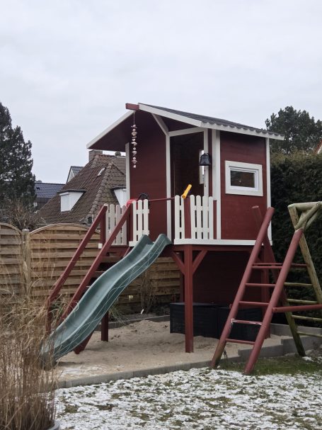 Bau eines Stelzenhauses